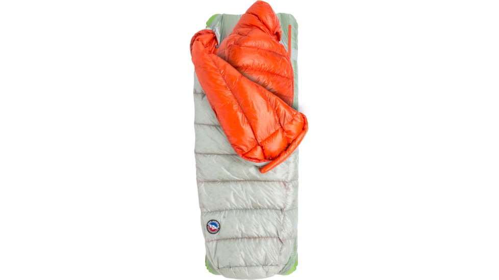 Big Agnes Lost Ranger Ul 3N1 15 850 Downtek Sleeping Bag, Gray/Orange, Long Left, BLRUL3N115LL22