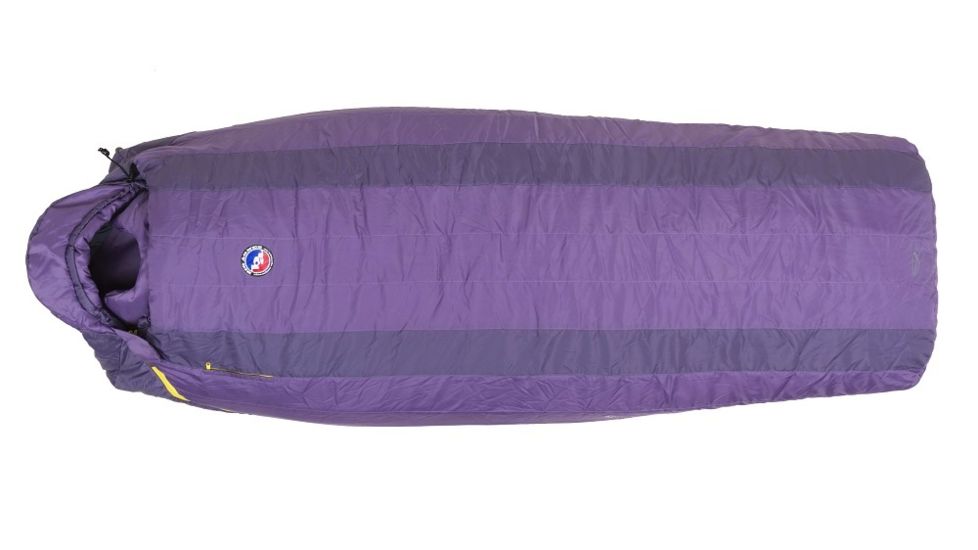Big Agnes Lulu 15 Sleeping Bag (Synthetic) - Purple-Clearance- petite Left