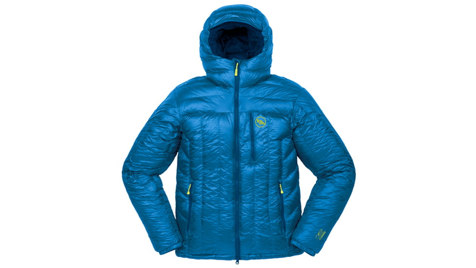Big Agnes Men's Porcupine Hooded Pullover - Primaloft Gold, Lime/Navy, Extra Large 31206-323-XL
