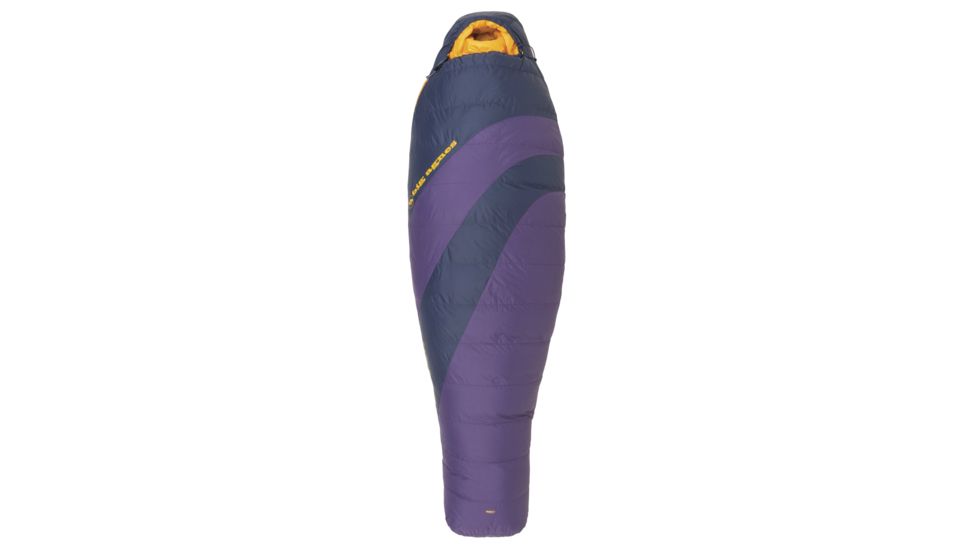 Big Agnes Mirror Lake 20 Women's Sleeping Bag 600 Down-Grape/Navy-Petite-Right