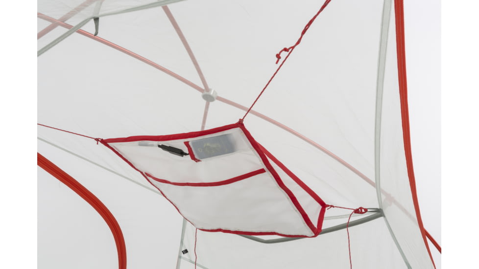 Big Agnes mtnGLO Tent Gear Lofts, White, AGLMGS20