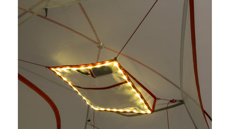 Big Agnes mtnGLO Tent Gear Lofts, White, AGLMGS20