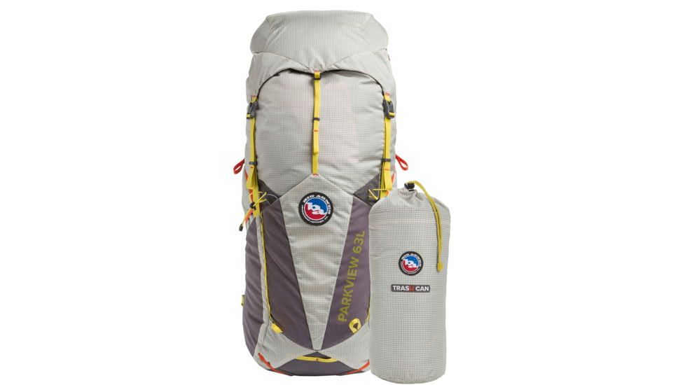 Big Agnes Parkview 63L Pack, Fog, Large, BPPV6022-112-LG
