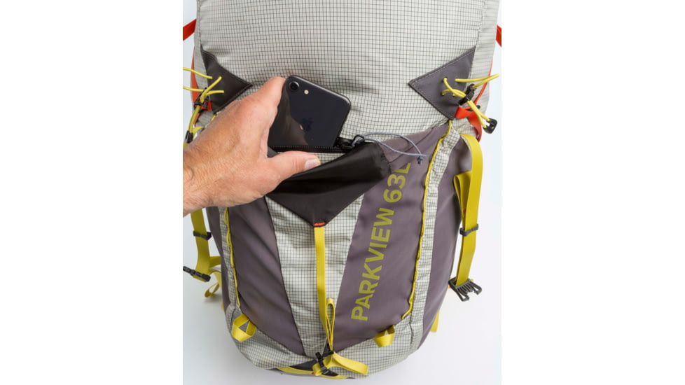Big Agnes Parkview 63L Pack, Fog, Large, BPPV6022-112-LG
