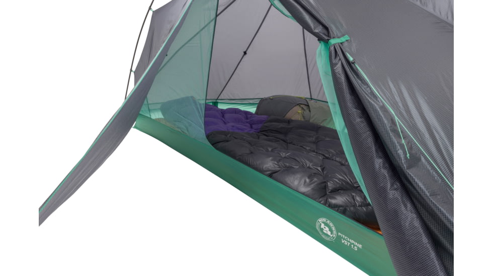 Big Agnes Pitchpine VST 1.5P Tent, Asphalt/Mint Leaf, 1.5 person, TPPVST1526