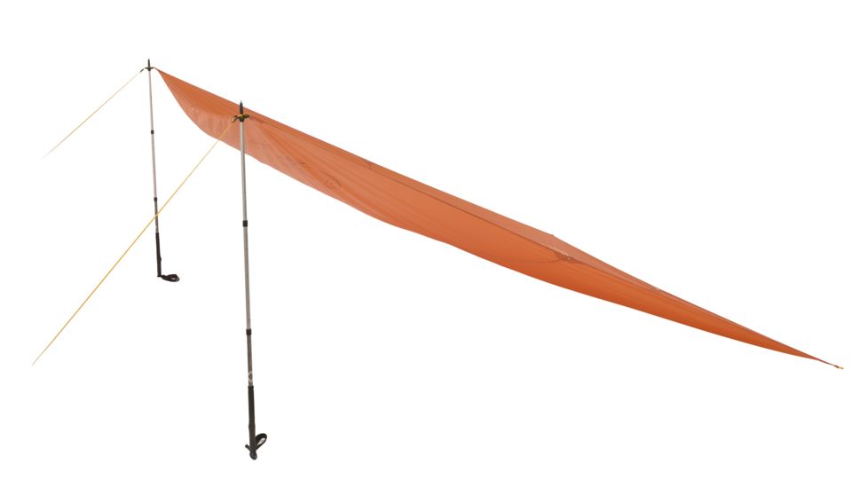 Big Agnes Ptarmigan Tarp, 14 x 14, Orange/ Cream, 841487112806