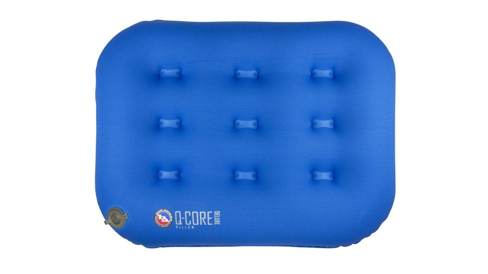 Big Agnes Q Core Deluxe Pillow, Blue, AQDLXP19