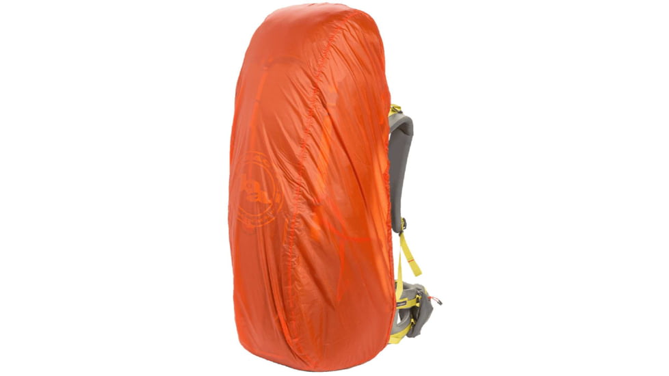 Big Agnes Rain Cover 55-75L Pack, Orange, Large, BPARCL22-065-LG
