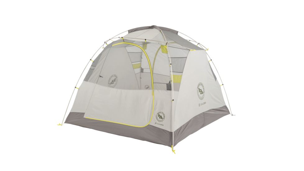 Big Agnes Red Canyon 4 Person mtnGLO with Goal Zero Tent - 4 Person, 3 Season-Silver/Gray/Sulphur