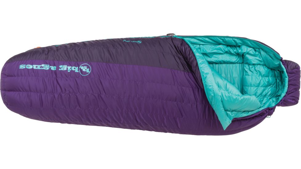 Big Agnes Roxy Ann Sleeping Bag 650 Down-Purple-Petite-Right
