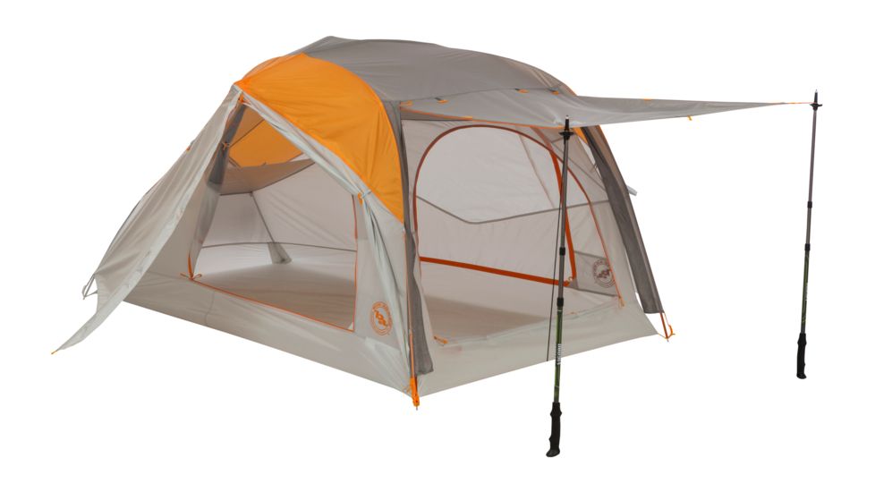 Big Agnes Salt Creek SL2 Tent, Gray/Lt Gray/Orange, TSCSL220