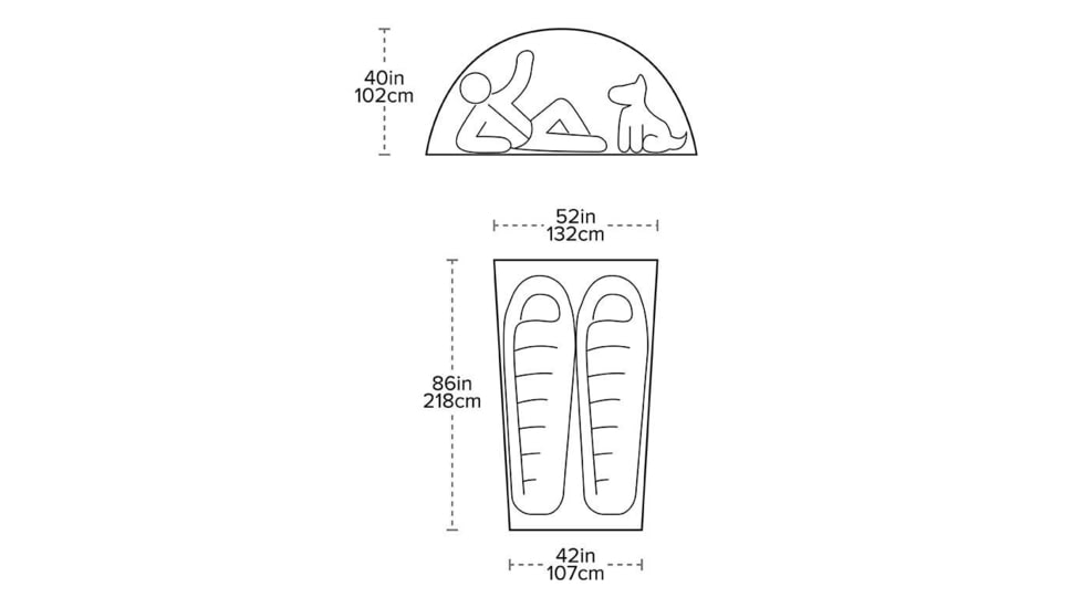 Big Agnes Shield 2 Tent - 2 Person, 4 Season, Red, TMS219