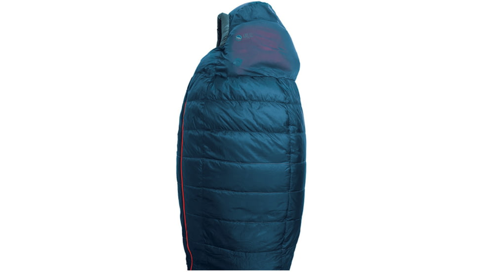 Big Agnes Sidewinder SL 20 650 Down Sleeping Bag, Legion Blue/Tapestry, Regular, BSWSL20R21