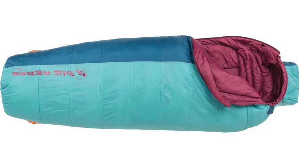 Big Agnes Slavonia 30 Sleeping Bag Synthetic, Regular, Left, Green/Blue, BWSRL17