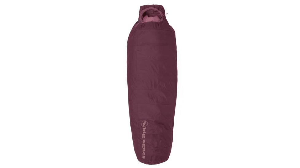 Big Agnes Slavonia 30 Sleeping Bag (Synthetic)-Rose-Clearance-Petite-Right