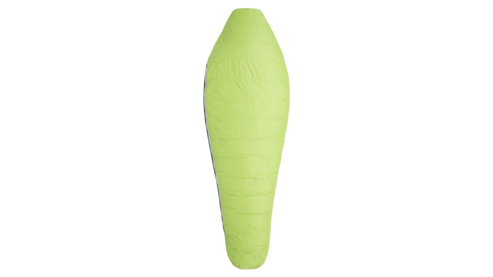 Big Agnes Spike Lake 15 Sleeping Bag 600 DownTek, Left Zip - Mens, Green/Gray, Regular, BTMSLRL19