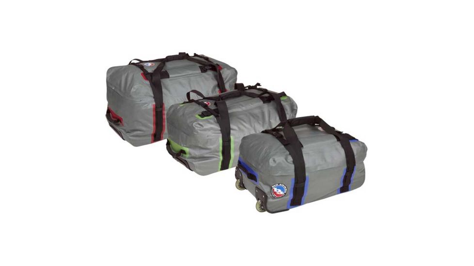 Stagecoach Waterproof Rolling Duffle-Small-Blue/Gray