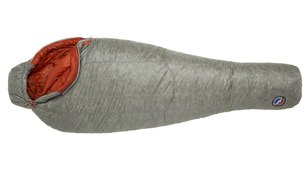 Big Agnes Star Fire Ul -20, 850 Downtek Sleeping Bag, Gray/Pumpkin, Small, BTMSFULN20SL20