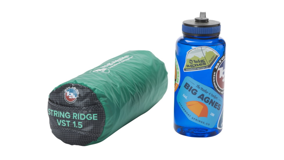 Big Agnes String Ridge VST 1.5 Tent, Asphalt/Mint Leaf, 1.5 person, TSRVST1526