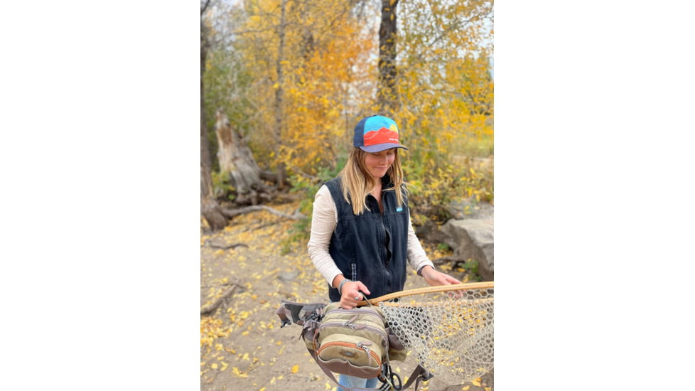 Big Agnes Take A Peak Twill Trucker, Navy, One Size, AHPEAK-NVY-OS