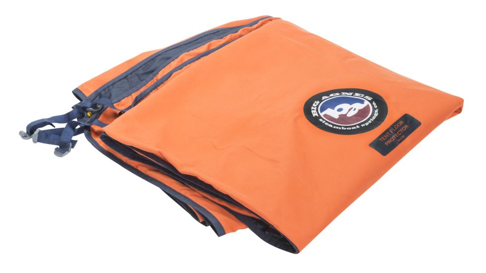 Big Agnes Tent Floor Protector, Orange/Navy, 58x90, ATFP5819