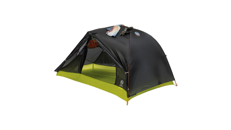 Big Agnes Tiger Wall UL2P Bikepack Tent, Asphalt/Evening Primrose, 2 person, TTWBP226