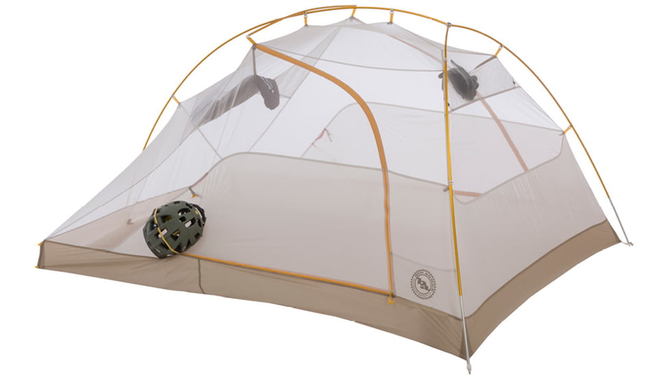 Big Agnes Tiger Wall UL3 Bikepack Solution Dye Tent, Greige/Gray, TTWULBP321