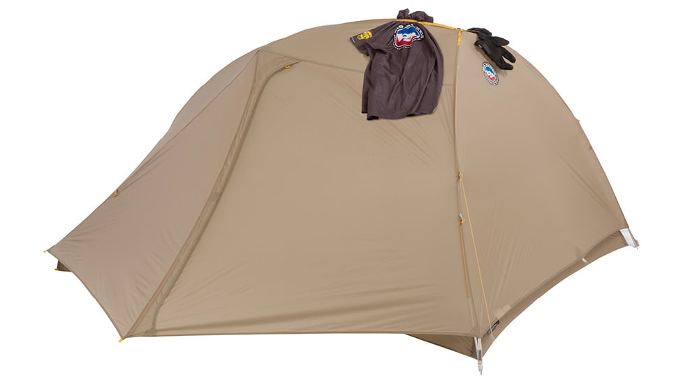 Big Agnes Tiger Wall UL3 Bikepack Solution Dye Tent, Greige/Gray, TTWULBP321