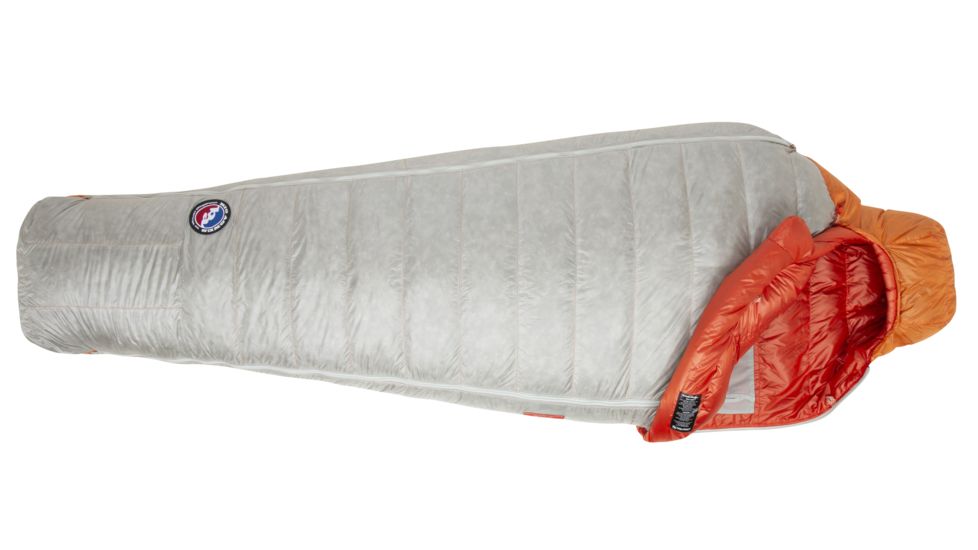 Big Agnes Torchlight Ul 20, 850 Downtek Sleeping Bag, Orange/Gray, Regular, BTMTLUL20RL20