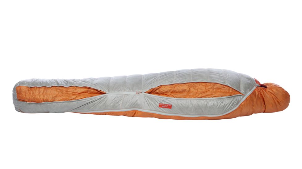 Big Agnes Torchlight Ul 20, 850 Downtek Sleeping Bag, Orange/Gray, Regular, BTMTLUL20RL20
