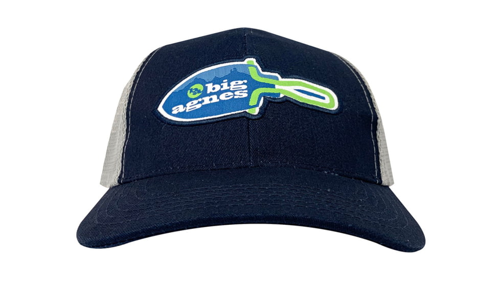 Big Agnes Trowel Trucker Hat, Blue/Grey, AHTRUCKTBG20