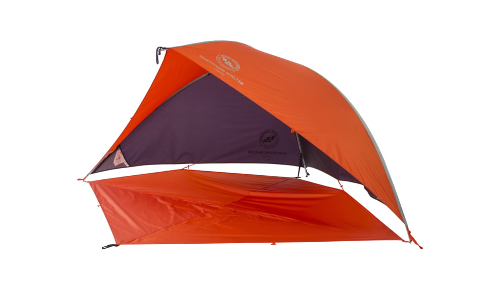 Big Agnes Whetstone Shelter With Floor Tent, Orange/Eggplant, TWSLG20
