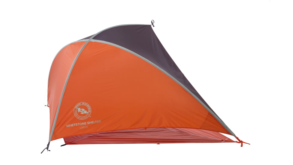 Big Agnes Whetstone Shelter With Floor Tent, Orange/Eggplant, TWSLG20