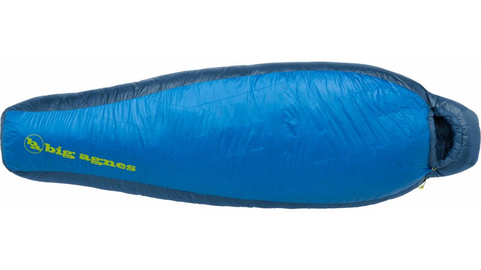 Big Agnes Wiley SL 30 Sleeping Bag 650 DownTek-Blue-Long-Left