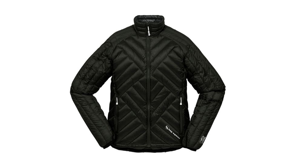 Big Agnes Women's Hole in the Wall Jacket - 700 DownTek, Black/Black, Medium 31404-001-MD