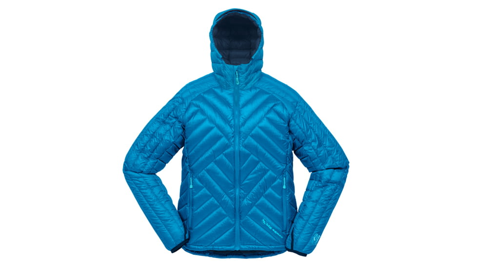 Big Agnes Women's Shovelhead Hooded Jacket - 700 DownTek, Turquoise/Navy, Medium 31403-444-MD