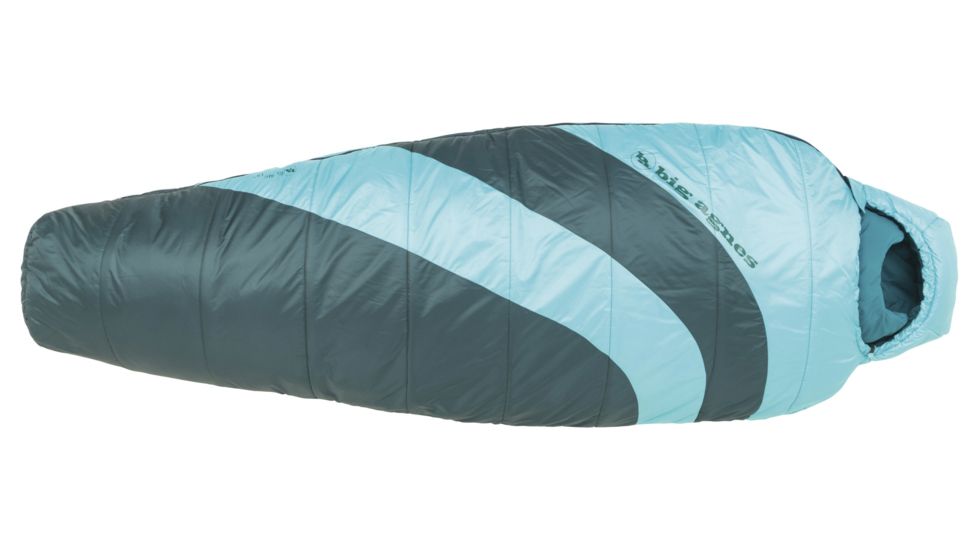 Womens Elsie 15 Sleeping Bag Synthetic-Pine/Turquoise-Petite-Right
