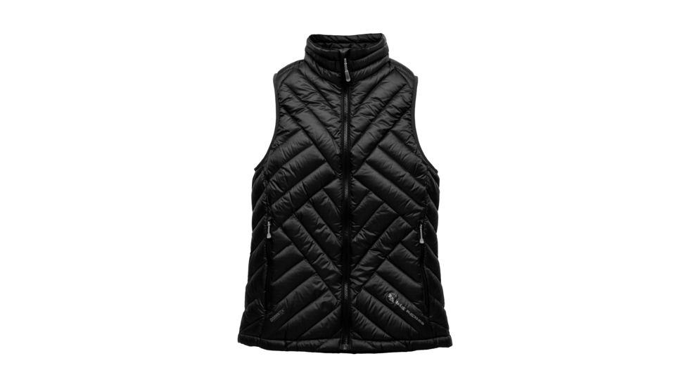 Big Agnes Womens Late Lunch Vest - 700 DownTek, Black/Black, Extra Large, 31405-001-XS