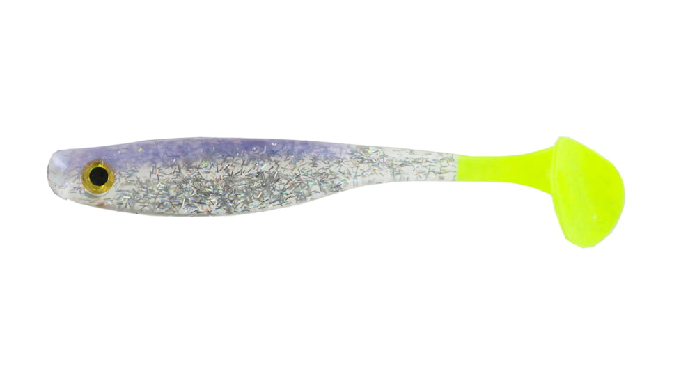 Big Bite Baits Suicide Shad Shad, 5, 3.5in, Opening Night/Chart Tail, 35SWTM-25