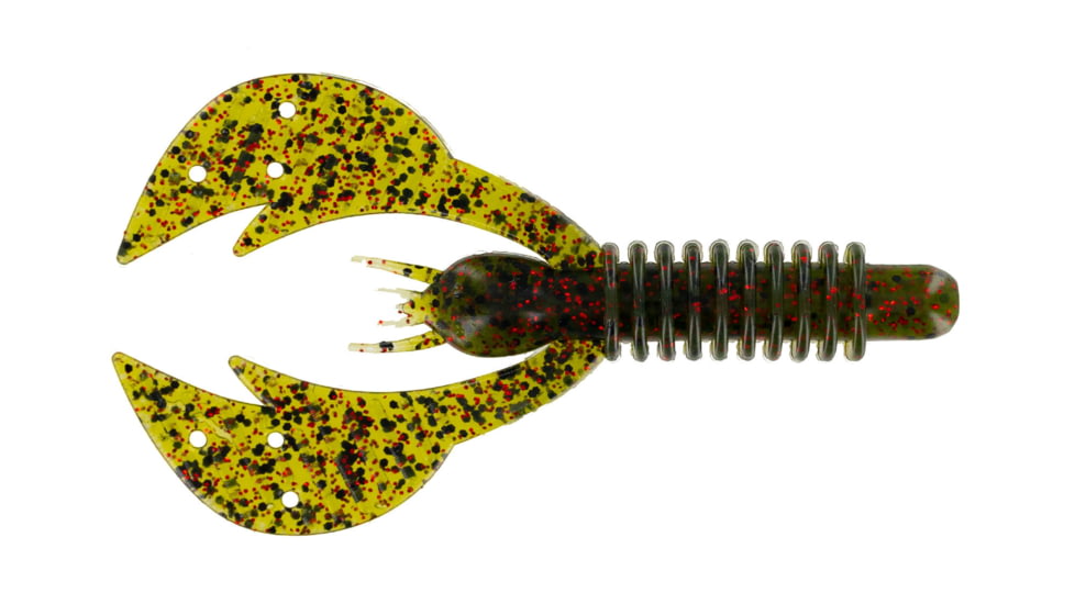 Big Bite Baits Kamikaze Craw Creature Bait, 6, 3.75in, Watermelon Red, 375KMCRW-11