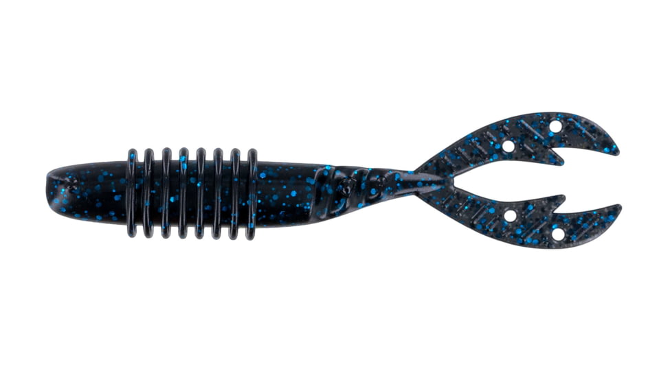 Big Bite Baits Kamikaze Swimon Swimbaits, 10, 4.25in, Black Blue Flake, 425KMSW-01