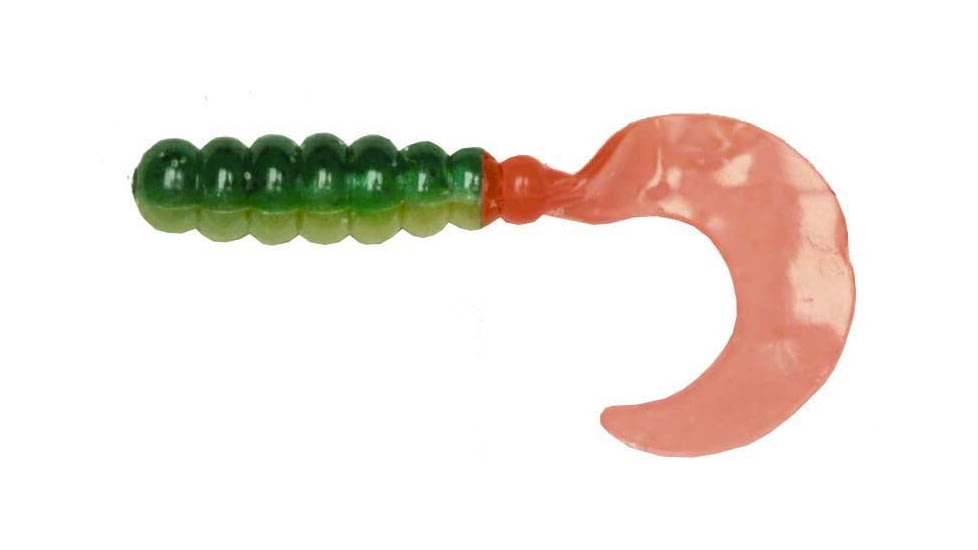 Big Bite Baits Fat Grub Curl Tail Grub, 10, 2in, Firetiger, FG2-22