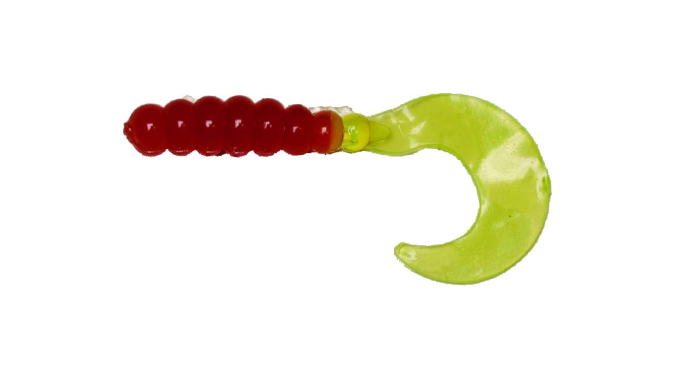 Big Bite Baits Fat Grub Curl Tail Grub, 10, 2in, Popsicle, FG2-15