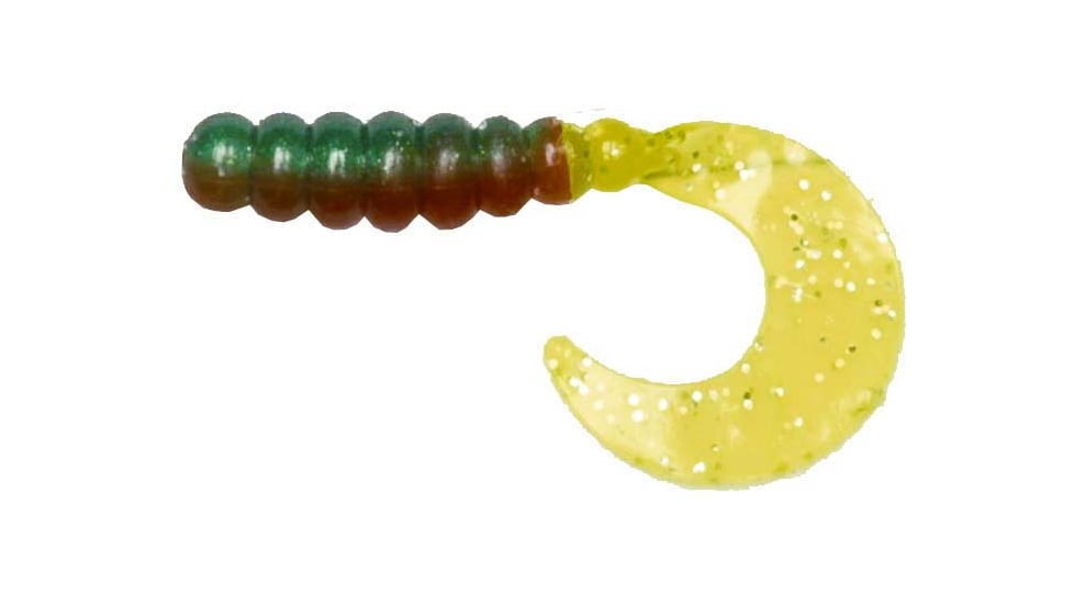 Big Bite Baits Fat Grub Curl Tail Grub, 10, 2in, Wally World, FG2-24