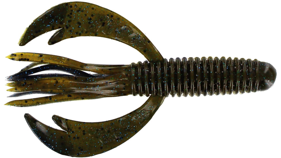 Big Bite Baits Swimming Craw Tube, 4in, 1099, 7/Pack, SWCRWT-22