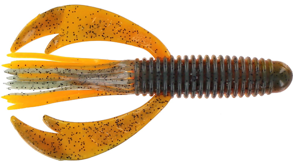 Big Bite Baits Swimming Craw Tube Tube, 10, 4in, Crawdad, SWCRWT-10