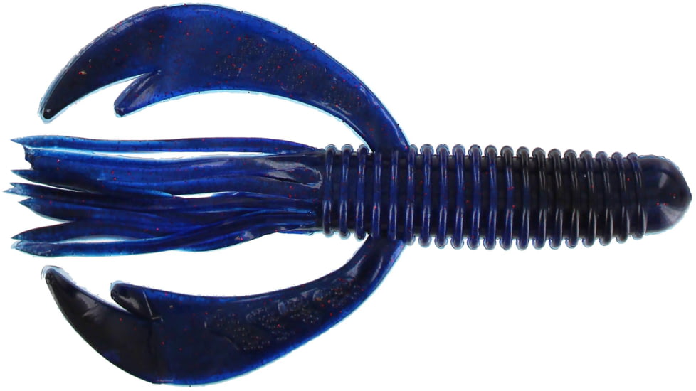 Big Bite Baits Swimming Craw Tube Tube, 10, 4in, Hematoma, SWCRWT-15