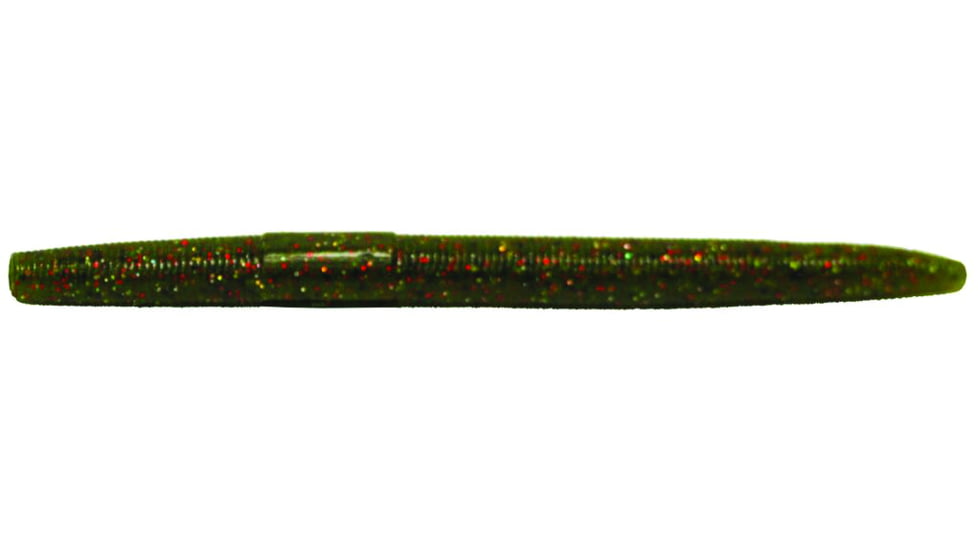 Big Bite Baits Trick Stick Finese Worm, 10, 5in, Watermelion Red Magic, TS5-44