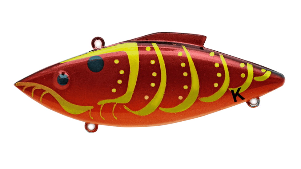 Bill Lewis Knock-N-Trap Hard Bait, Rayburn Red Craw, 3/4 oz, BLF-KMG587