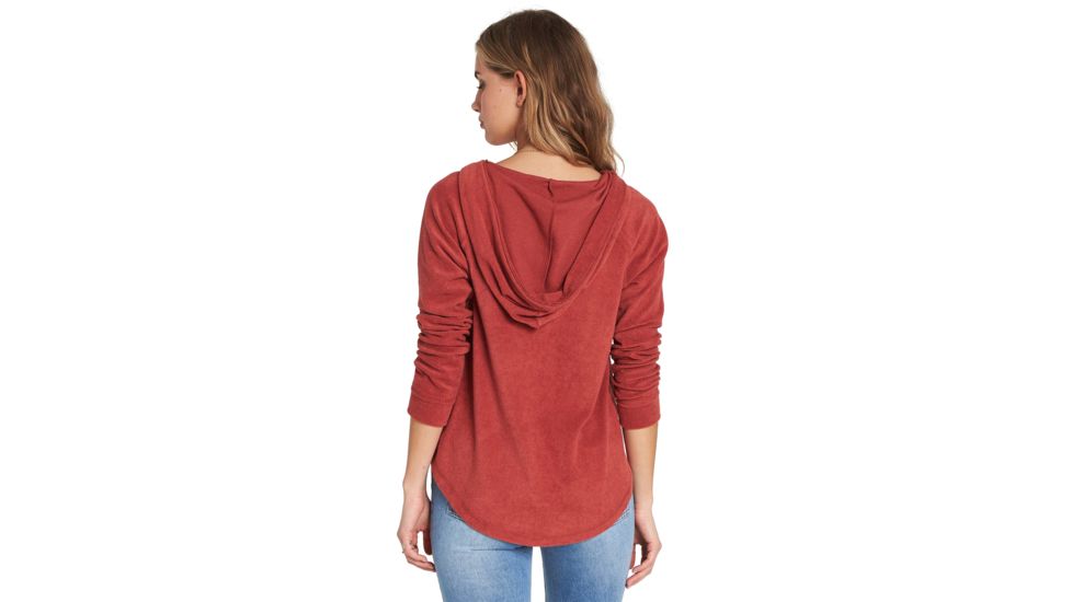 Billabong All Along Hoodie - Womens, Redwood, Medium, J608SBAL-RWO-M